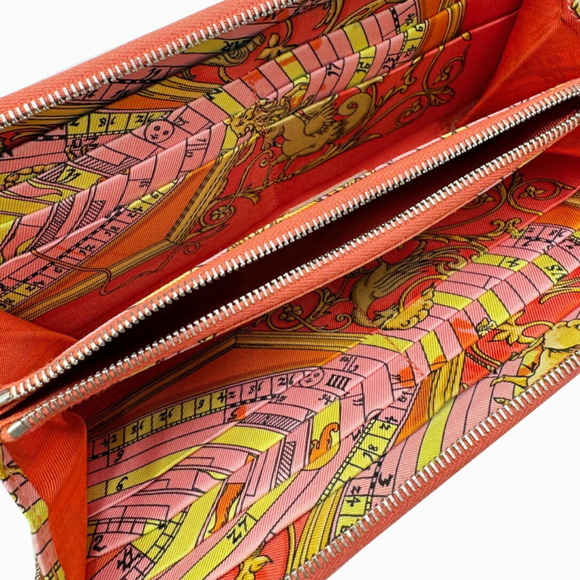 HERMÈS Azap Long Silk in Epson Rose Jaipur Q Stamp - Picture 6 of 13